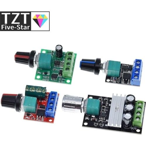 DC 1.8V-35V 2A 3A 5A 10A 30W 80W 90W PWM Motor Speed Controller Low Voltage Motor Speed Controller PWM Adjustable Drive Module
