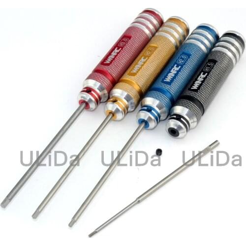 RC Tools 4 pcs hex screw driver set titanium plating hardened 1.5 2.0 2.5 3.0mm screwdriver For helicopter