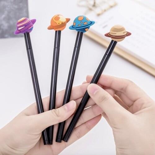 3pcs /lot Cartoon Funny Lovely Cute Gel Pen Pens Black Ink School Stationery Student Kid Office Supplies 0.5mm