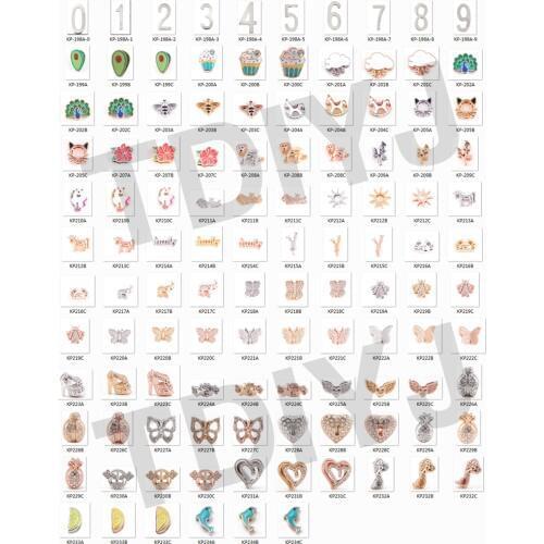 TDIYJ Wholesale Choose 4PCS Silder Charms Fit For Your Stainless Steel Mesh Bracelet