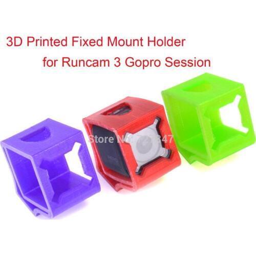 Ultralight 3D Printed cases 30Degree Fixed Mount Holder for Runcam3s Gopro Session Wizard X220s Camera seat bracket