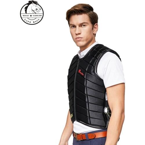 Protective vest Thickened equestrian armor Equestrian riding safety equipment Unisex horse riding vest Size S M L XL
