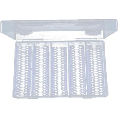100 Pieces 25mm Plastic Coin Holder Capsules Container With Storage Organiz Box And Foam Gasket For Coin Collection