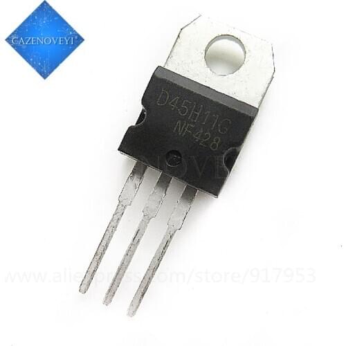 10pcs/lot 5pcs+5pcs D44H11G D45H11G D44H11 D45H11 TO-220 pairing tube new original Immediate delivery free shippin In Stock