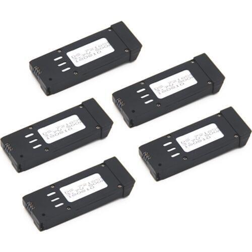 5pcs Battery For Eachine E58 JY019 FPV RC Quadcopter Spare Parts 3.7V 500MAH Lipo Battery Replacement For E58 JY019