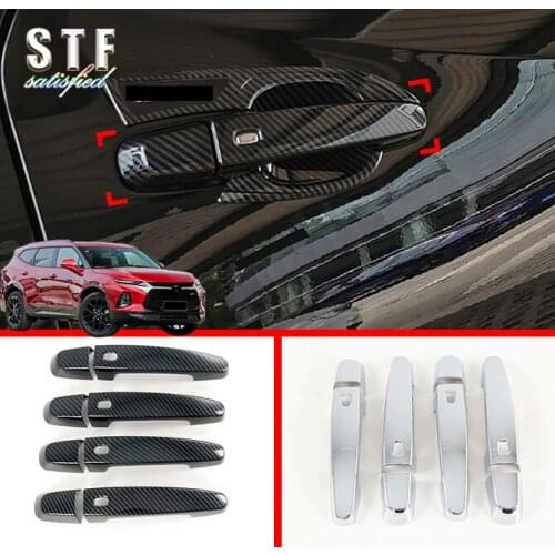 ABS Car Decoration Door Handle Cover Trim Molding For Chevrolet Blazer 2019 2020