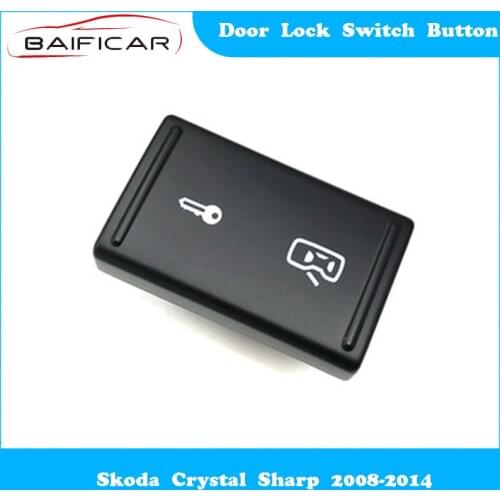 Baificar Brand New High Quality Driver Side Central Door Lock Switch Button for Skoda Crystal Sharp 2008-2014