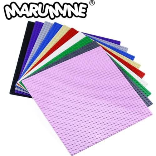 MARUMINE 2PCS 32 x 32 Dots Baseplate Classic DIY Building Blocks Parts Bulk 3811 Educational Bricks Toys