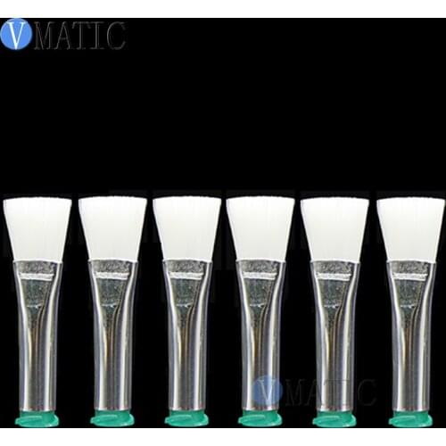 Free Shipping 10Pcs 18G Flat 11mm Glue Dispensing Needle Brush Tips