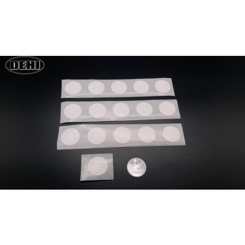 10pcs Ntag213 Ntag215 Ntag216 NFC Tags 13.56MHz ISO14443A 25mm Rewritable NFC Tag Sticker Available Adhesive Labels