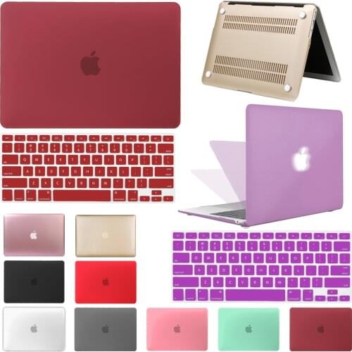 Laptop Case for Macbook Air 13 A2179 A2337 Touch Bar/ID,M1 Chip Air Pro Retina 11 12 13 15 Inch A2338 Hard Case + Keyboard Cover