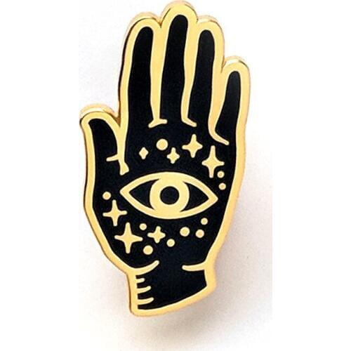 Hand-Eye Enamel Pin