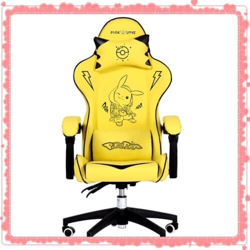 New high quality WCG gaming chair boys cute cartoon computer armchair office home swivel massage chair lifting adjustable chair