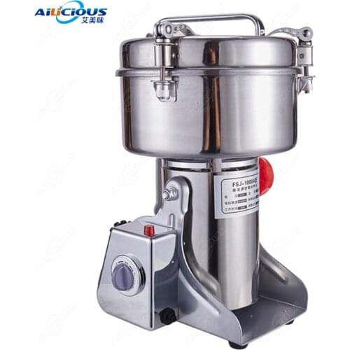 800A Stainless steel Home Use Pepper Spices Grinding Machines Food Wheat Corn Powder Grinder Electric High Power