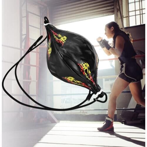 Quality Double End Muay Thai Boxing Punching Bag Speeds Elastic Ball Punch Training Fitness Suitable For Free Combats Kickboxing