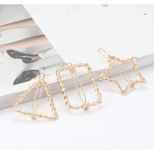 Korean Fashion Jewelry Duckbill Clip Simple Fresh Female Bangs Clip Card Wild Wedding Bride Grab Chucks Side Clips