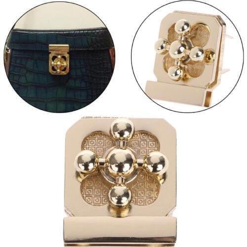 Metal Clasp Turn Lock Twist Locks For DIY Handbag Craft Bag Purse Hardware Parts