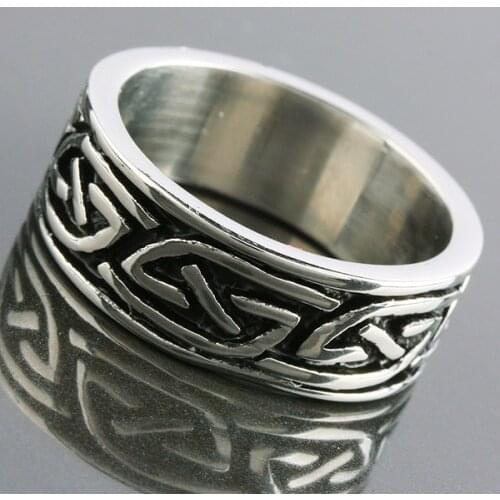 Trendy Stainless Steel Ring For Women Vintage Ring Men Jewelry Fashion