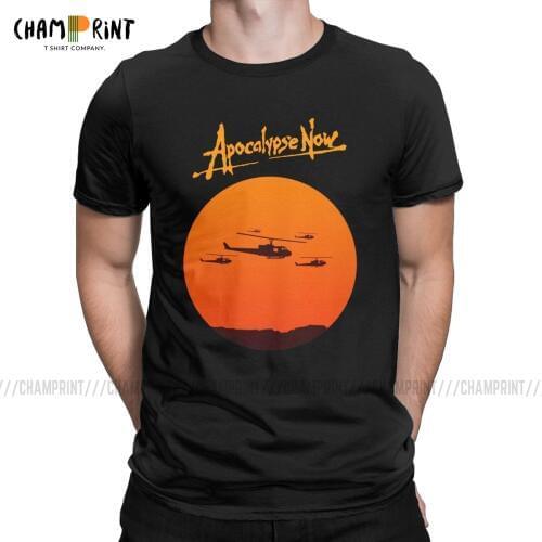 Funny Apocalypse Now Vietnam War T-Shirt Men Crewneck Cotton T Shirts Short Sleeve Tee Shirt New Arrival Clothing