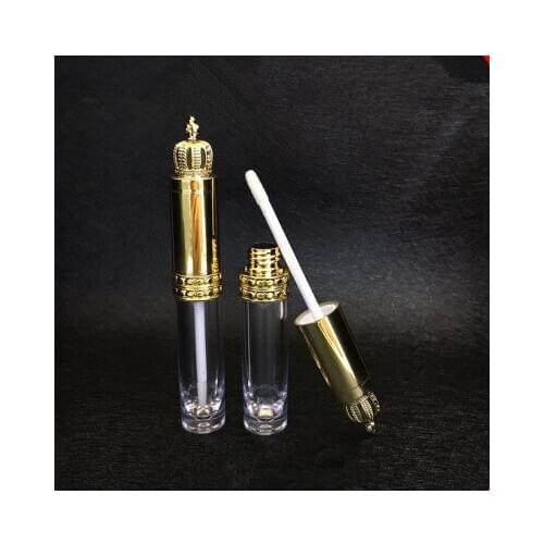 New Crown Empty Lip Gloss Tube Refillable DIY Transparent Bottle Lip Balm Liquid Batom Container Eyelash Growth Cosmetic Tool