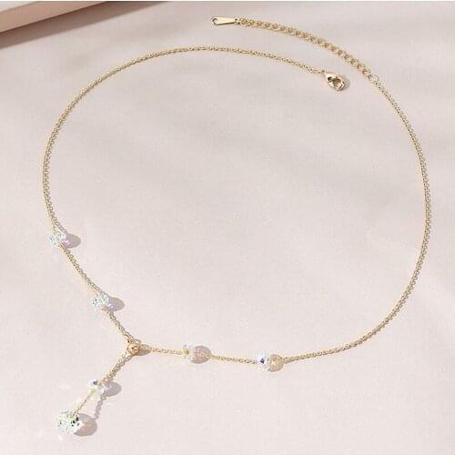 2021 New Trendy Crystal Choker Necklace For Fashion Women Mothers Birthday Day Hiqh Quality Jewelry