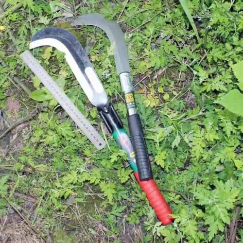 New agricultural firewood chopping firewood chopping tree knife firewood knife outdoor manganese steel sickle open road cutting