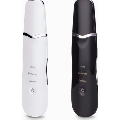 Rechargeable Ultrasonic Face Skin Scrubber Facial Cleaner Peeling Vibration Blackhead Removal Exfoliating Pore Cleaner Tools