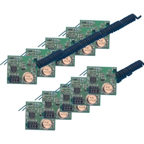 433 mhz Mini Wireless RF Remote Control 1527 EV1527 Learning code 433mhz Transmitter For Gate garage door Alarm Light controller