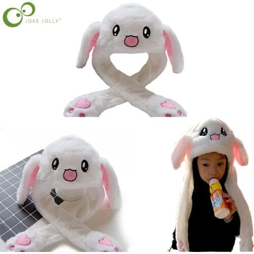Bunny Ears Hat Ears Squeeze the Airbag to Move The Ears Party Decorations Funny Decompression Toys Birthday Gifts WYW