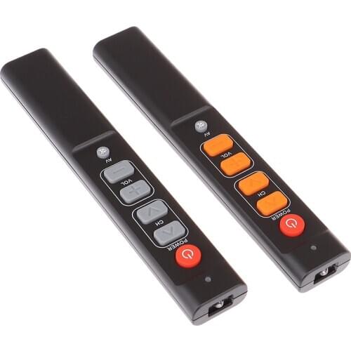 Smart Learning Remote control for TV STB DVD DVB , TV Box HIFI, Universal controller with 6 big buttons easy use for elder