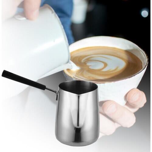 Melting Pot Heat Ressistant Easy to Clean Mini Milk Frothing Pitcher for Coffee Making