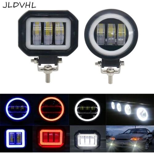 1/2pcs 30W LED Work Light 12V Waterproof Car Auto SUV ATV 4WD 4X4 Offroad LED Driving Fog Lamp Motorcycle Truck Headlight