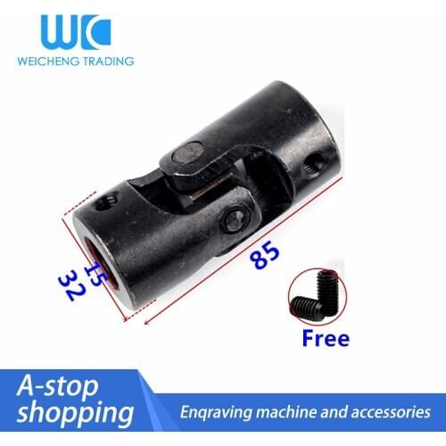 1pc 15*32*85 universal joint couplings,45# steering gear joint, universal joint head, multi specification vehicle