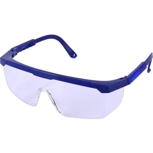 1pcs Anti-impact Wind Dust Proof Goggles High Lab Work Safety Eye Protective Glasses Blue White Protective Glasses