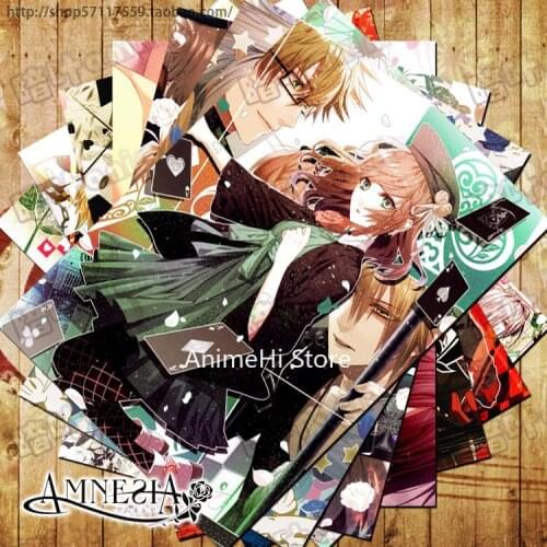 10 pcs/set Anime AMNESIA posters Shin Ikki Kent Toma Ukyo Orion Sawa wall pictures for Colletion A3 42x29CM Stickers