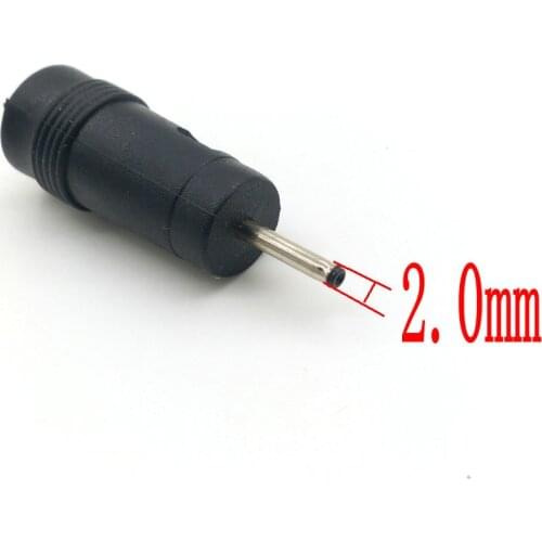 100pcs/200pcs DC 5.5x2.1 mm female to 2.0x0.6 mm male DC Power Connector Adapter