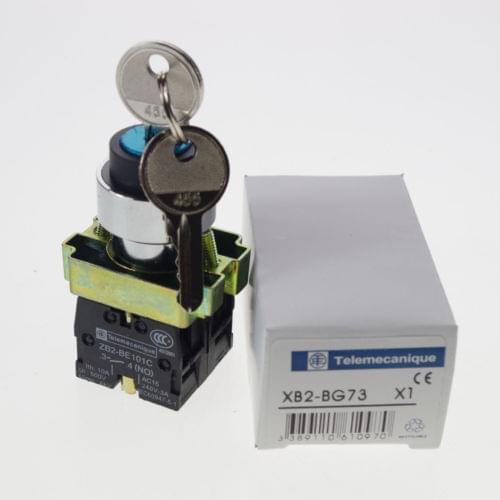 3 Position 2 Normal Open Spring return Key Selector Select Switch