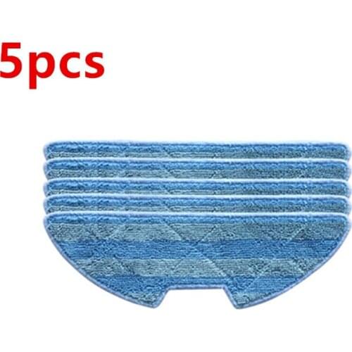 5pcs Robot Vacuum Cleaner Mop Cloth Rags for Kitfort KT-552-2 KT-552-1 Robotic Vacuum Cleaner Parts Accessories