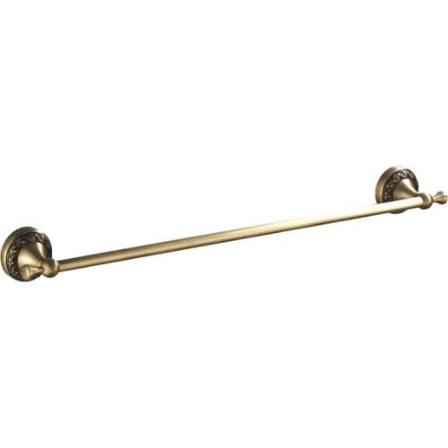 Antique Brass Towel Bar,Bathroom Accessories,24 Inch Towel Rack Wall Mount Bathroom Hardware Towel Holder
