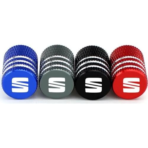 Automobile tire valve cap For seat leon ibiza Alhambra Exeo Altea Arona Ateca Altea Mii IBL Accessories Tire valve core cover