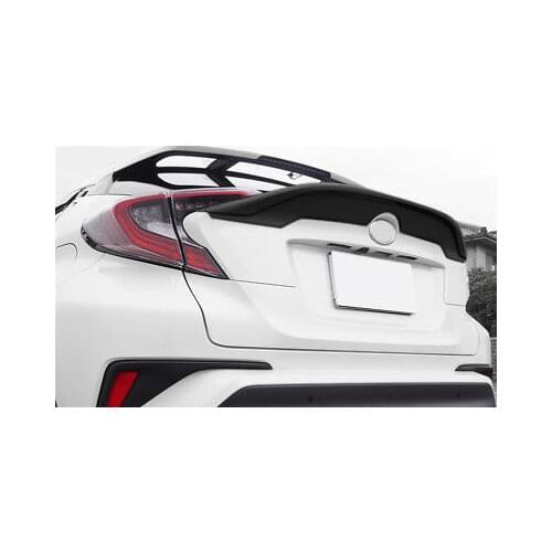 Black Rear Trunk Spoiler Wing 1pcs For Toyota C-HR 2016-2018