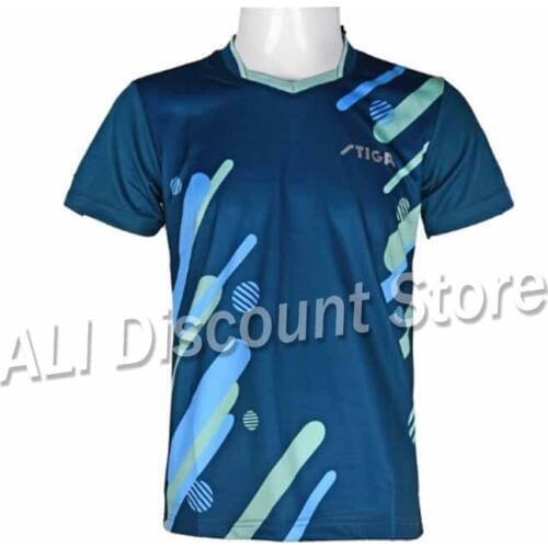 New Original Stiga Children table tennis jersey CA-43371 boy and girl table tennis match T shirt Sports T shirts