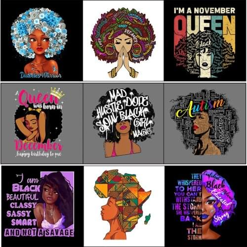 DIY Cartoon Princess Heat Transfer Sticker For Vogue Girl Clothing Patch 1 Piece. T639