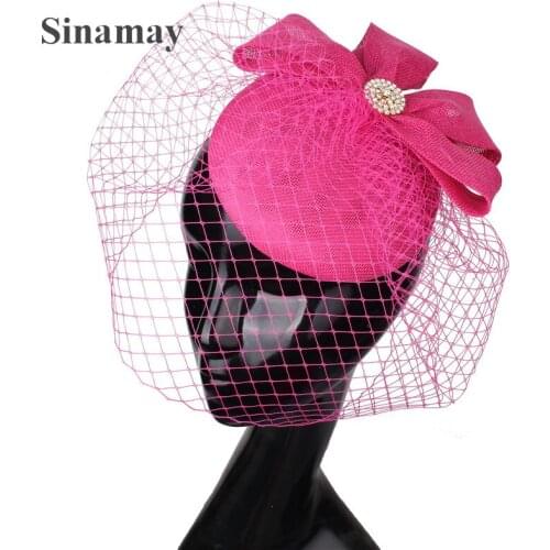 Bride Veils Charming Headpiece Hairpin Hoops Fascinator Hat Formal Party Occasion Chapeau Cap Ladies Wedding Hair Accessories