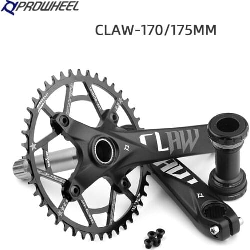 Prowheel CLAW crank 104 BCD mtb Bicycle Crankset 170/175mm 30/32/34/36/38/40/42/46/48/50/52T Round Narrow Sprocket Chain wheel