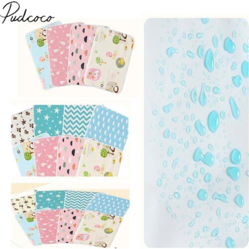 2019 Brand New Baby Waterproof Mattress Sheet Protector Diapering Cartoon Changing Pads For Bed Travel Baby Diapers Crib Sheet