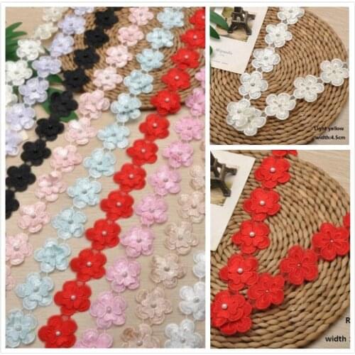 New Color Beaded Double-layer Transparent Hard Yarn Lace Wedding Dress Crafts Accessories