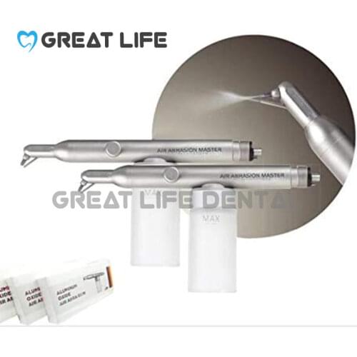 2 in 1 Sandblaster System Teeth Whitening Cleaning Sandblasting Dental Gun Machine Teeth Polisher Air Flow Dental Polisher