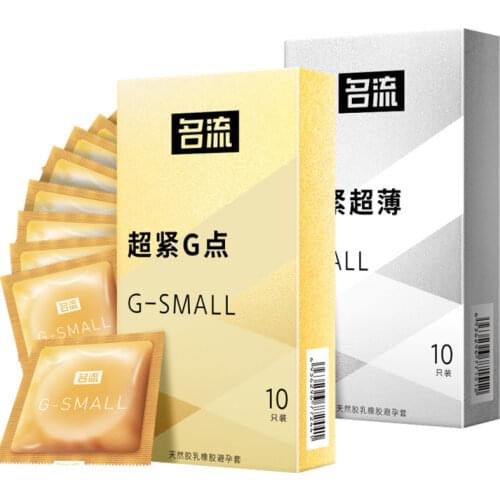 PERSONAGE 10 Pcs/Lot Durable Reliable Latex Condoms Long-Lasting Small Ultra Lubricated For Men Large Oil Contraception Condoms