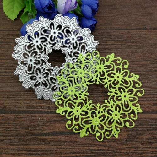Hollow Circle lace Metal Cutting Dies For DIY Scrapbooking Album Embossing Paper Cards Decorative Crafts